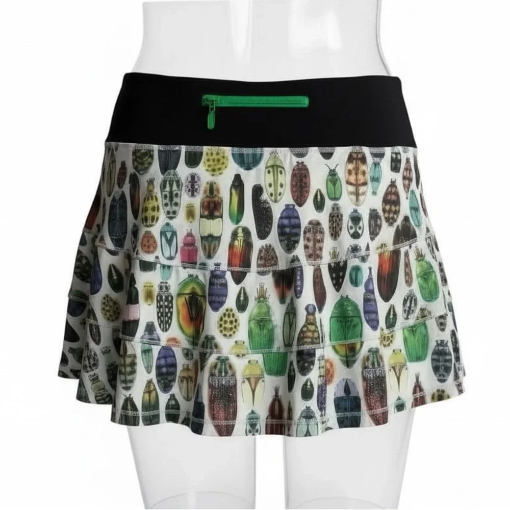 RARE Lululemon Skirt *Seawheeze 2015 Bugs Skort sz.4 - Picture 6 of 11